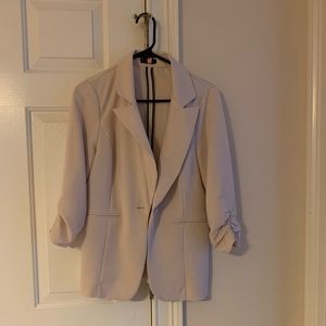 Beige Mid Blazer